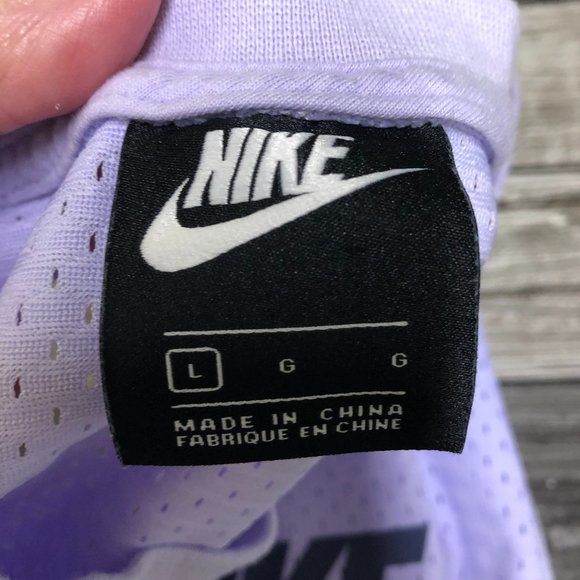 Nike Lavender Mesh Crop Top - Picture 4 of 5